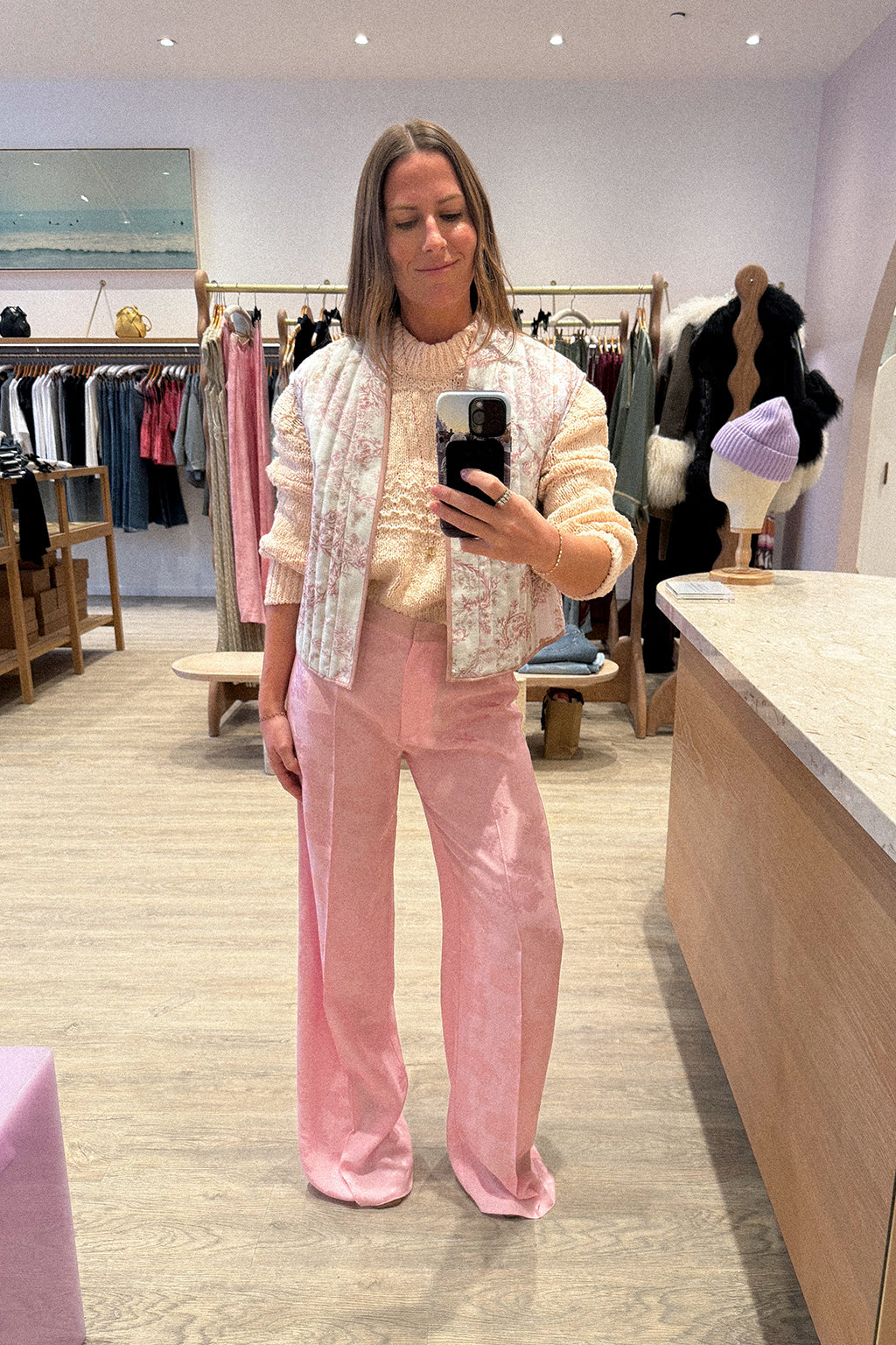 JACQUARD BOUQUET TROUSER