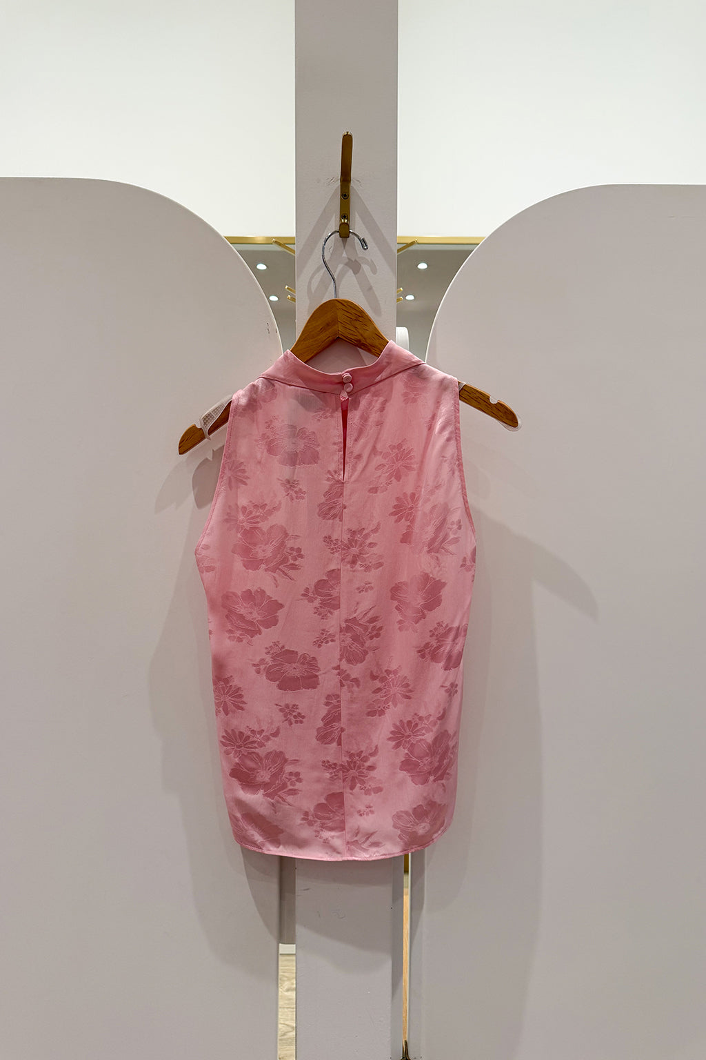 JACQUARD BIAS TOP