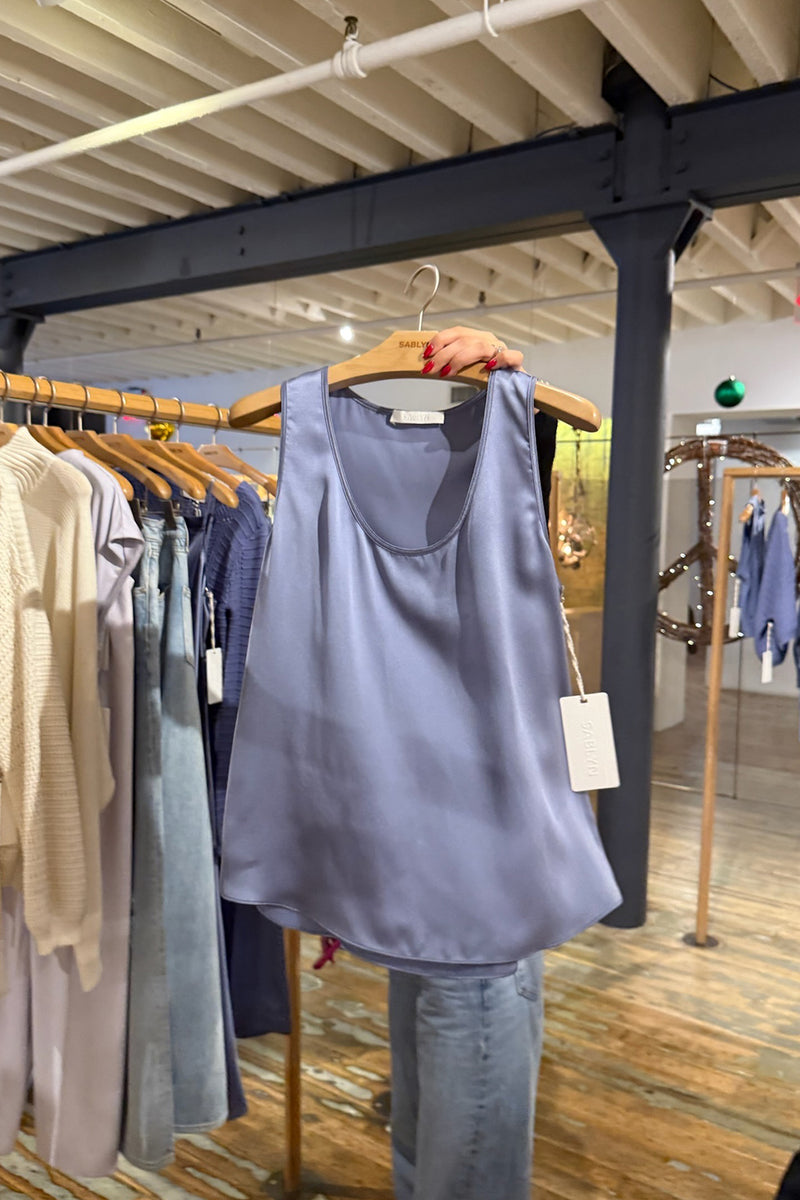 CLAUDIA SILK TANK