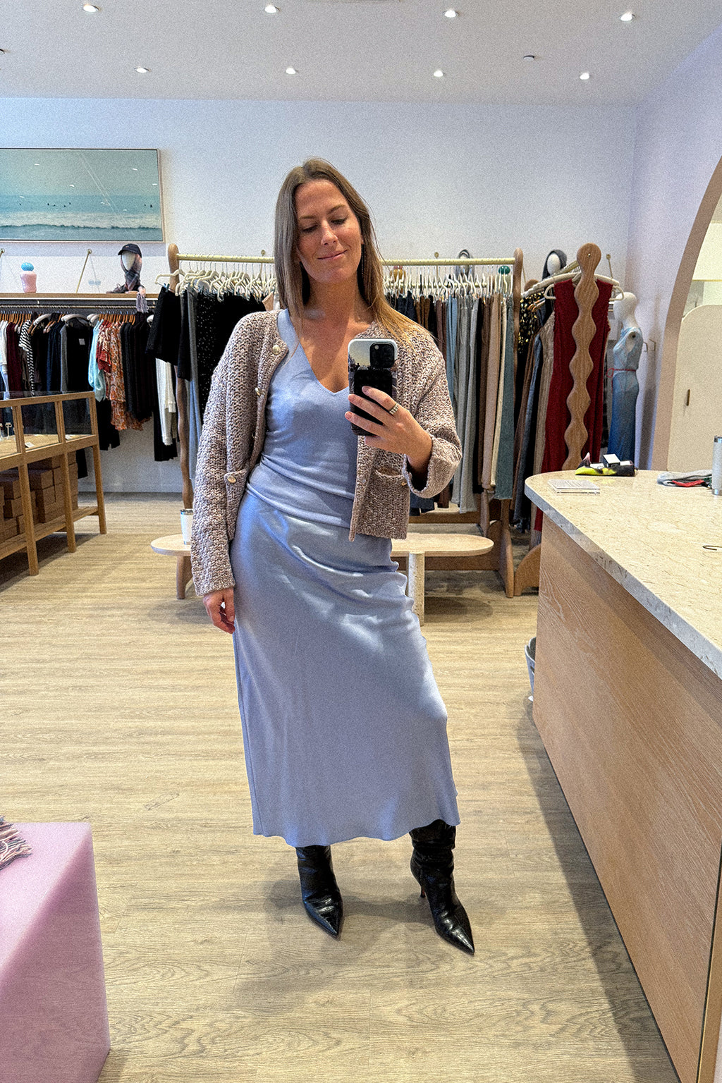 ADDYSON V-NECK LAYERING TANK