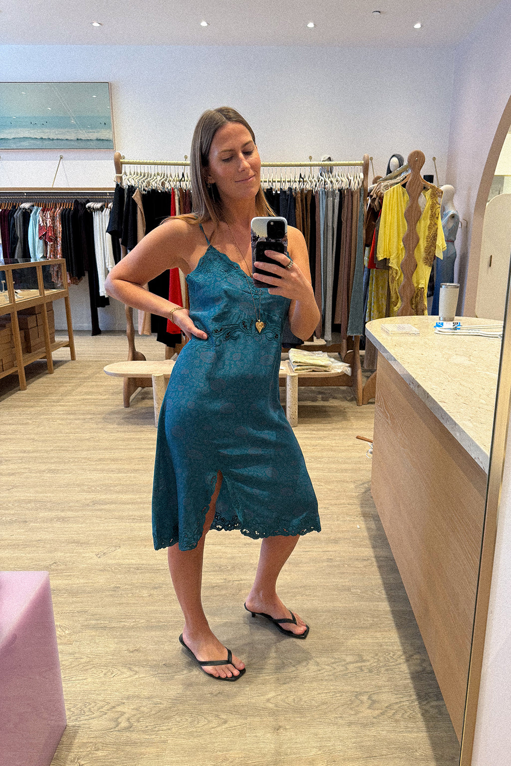 CANDICE SILK DRESS