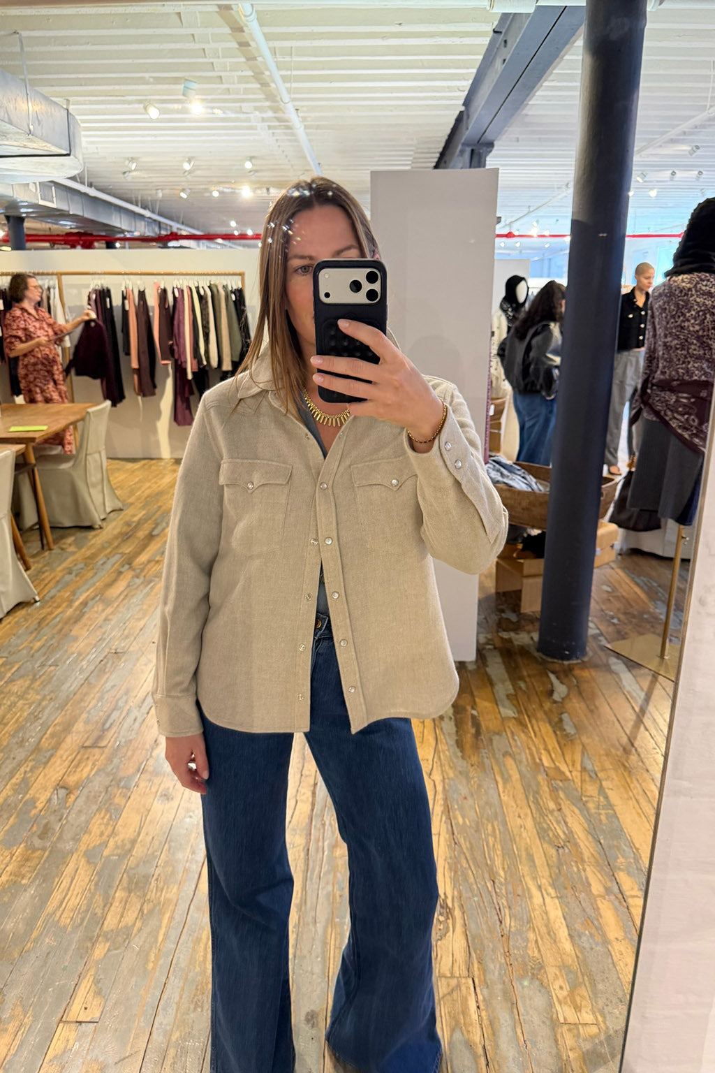 LUMBER CASHMERE SHIRT