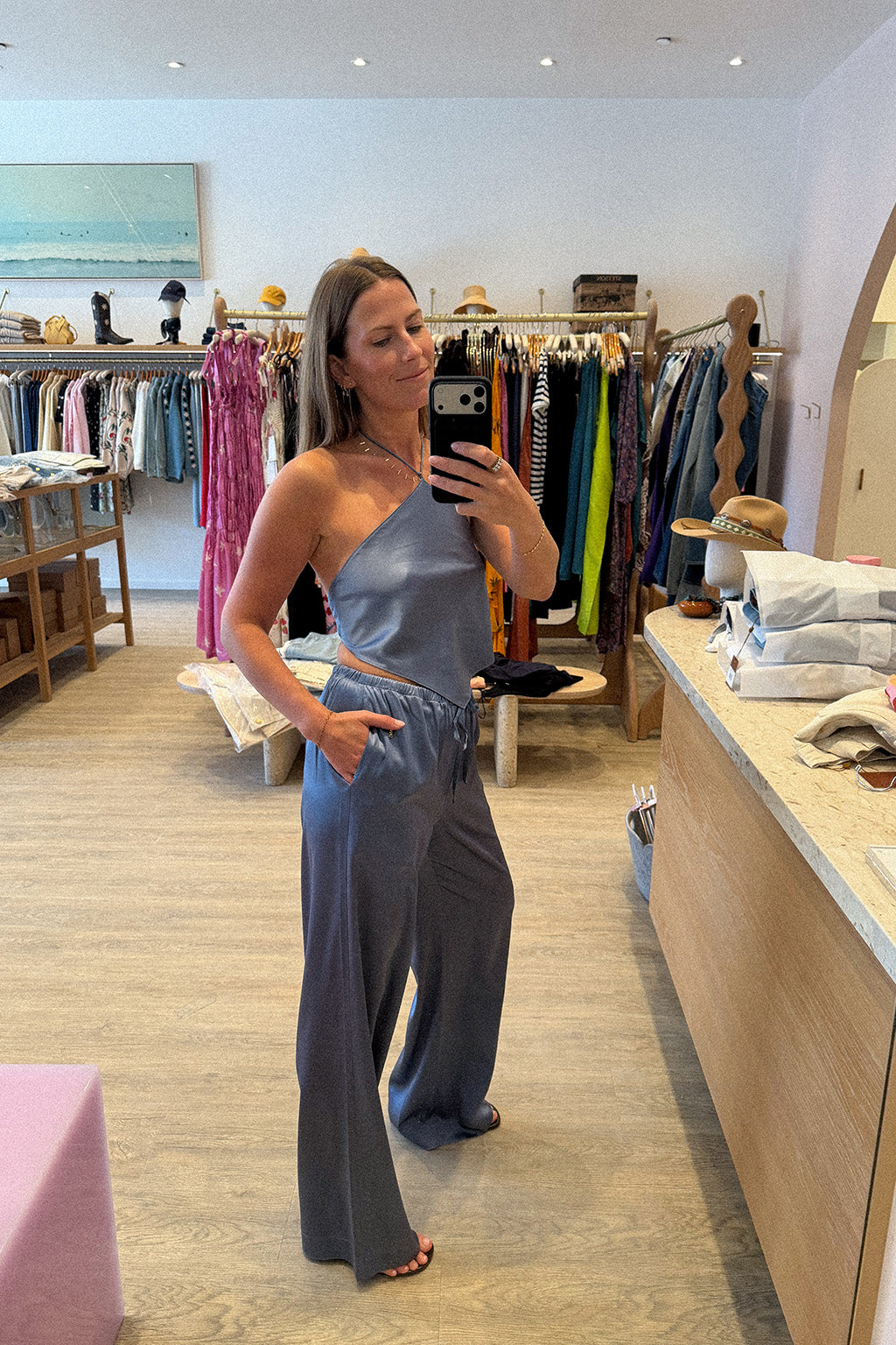 FREYA SILK TOP