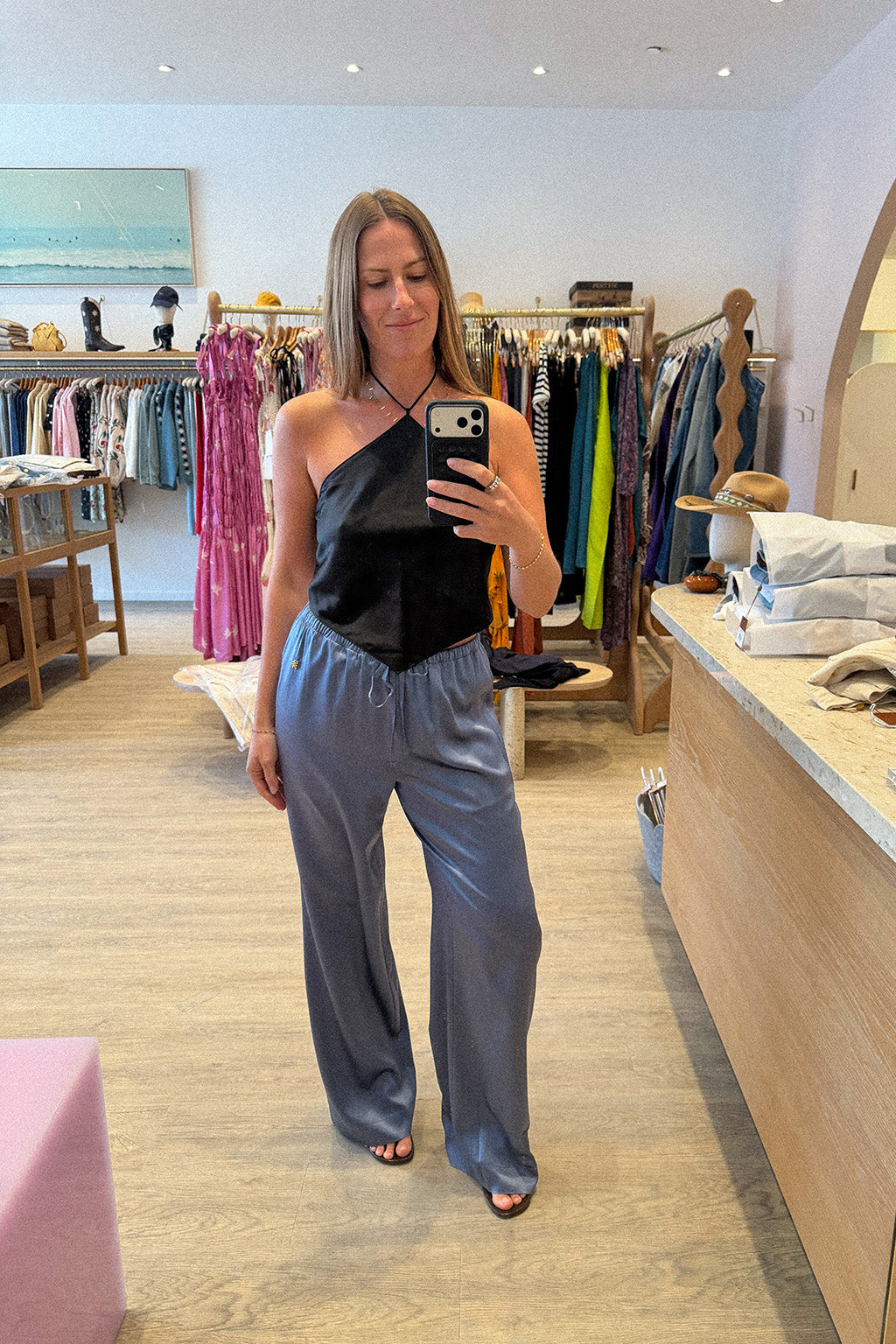 FREYA SILK TOP
