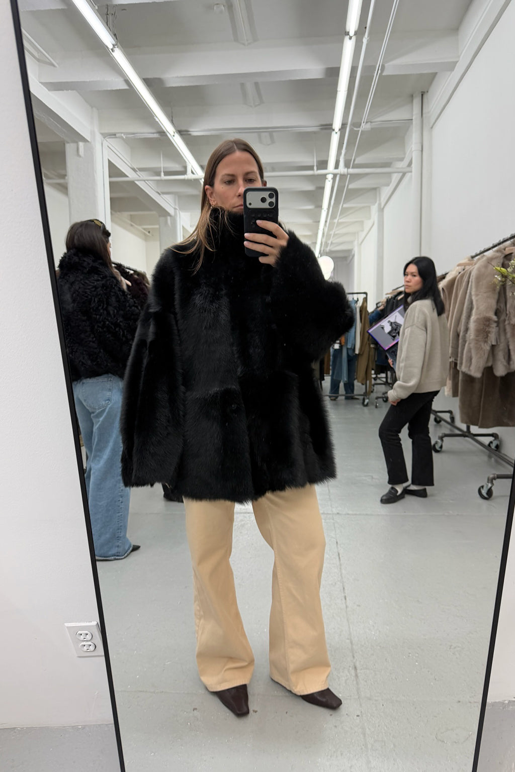 JENS REVERSIBLE SHEARLING COAT