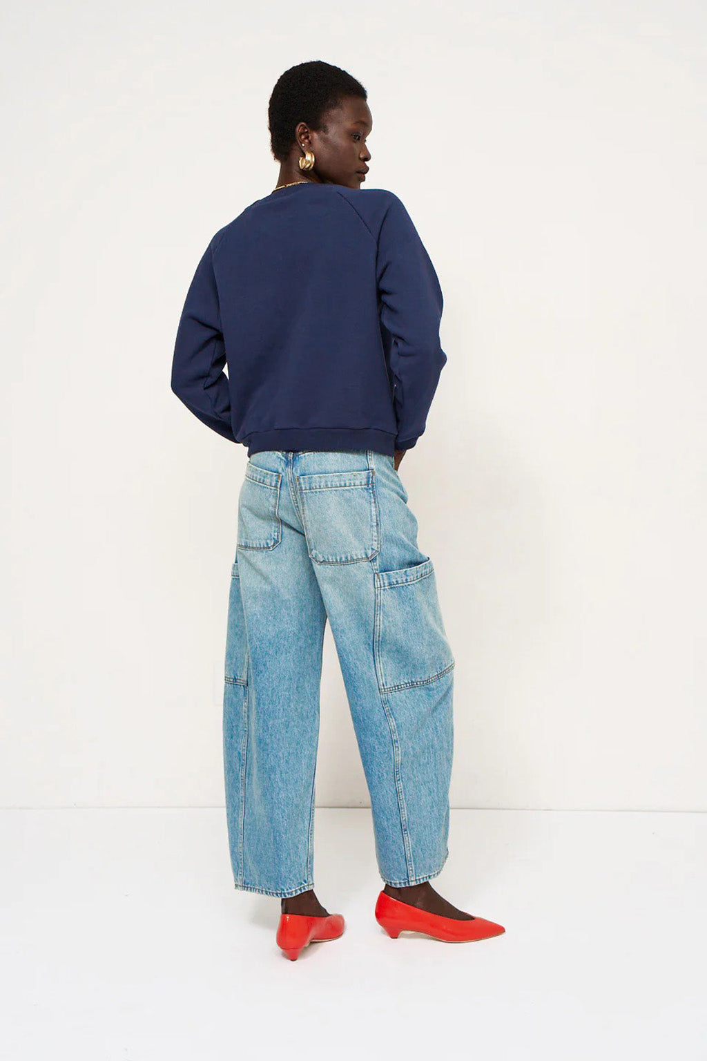 THE CROP PAINTER JEAN IN WORN INDIGO