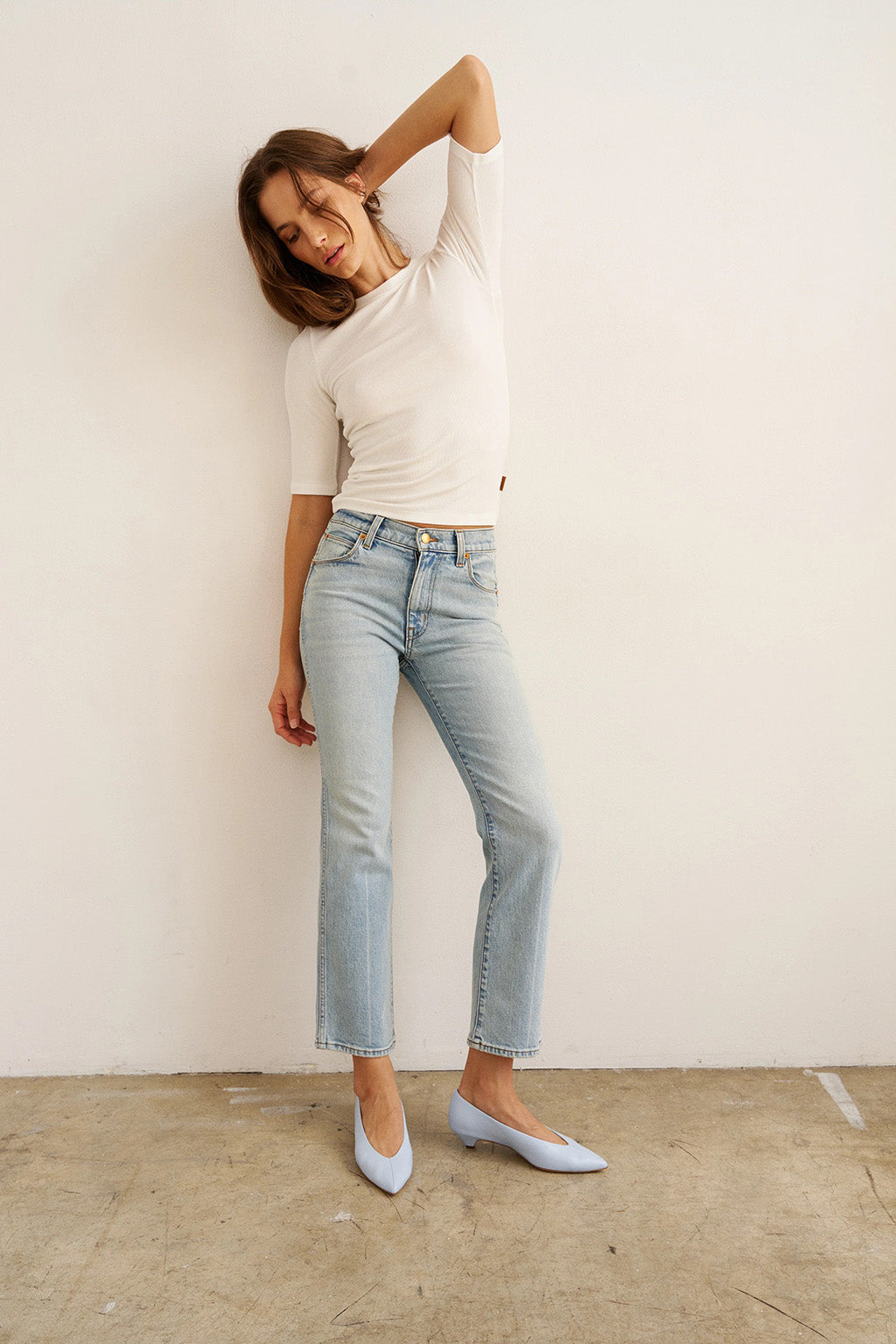THE ROONEY JEAN IN MID LIGHT VINTAGE
