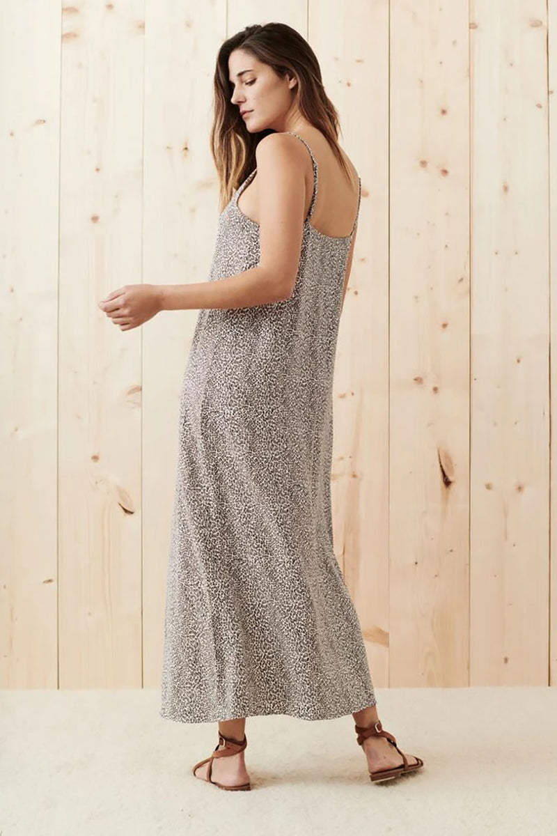 LEOPARD SLIP DRESS