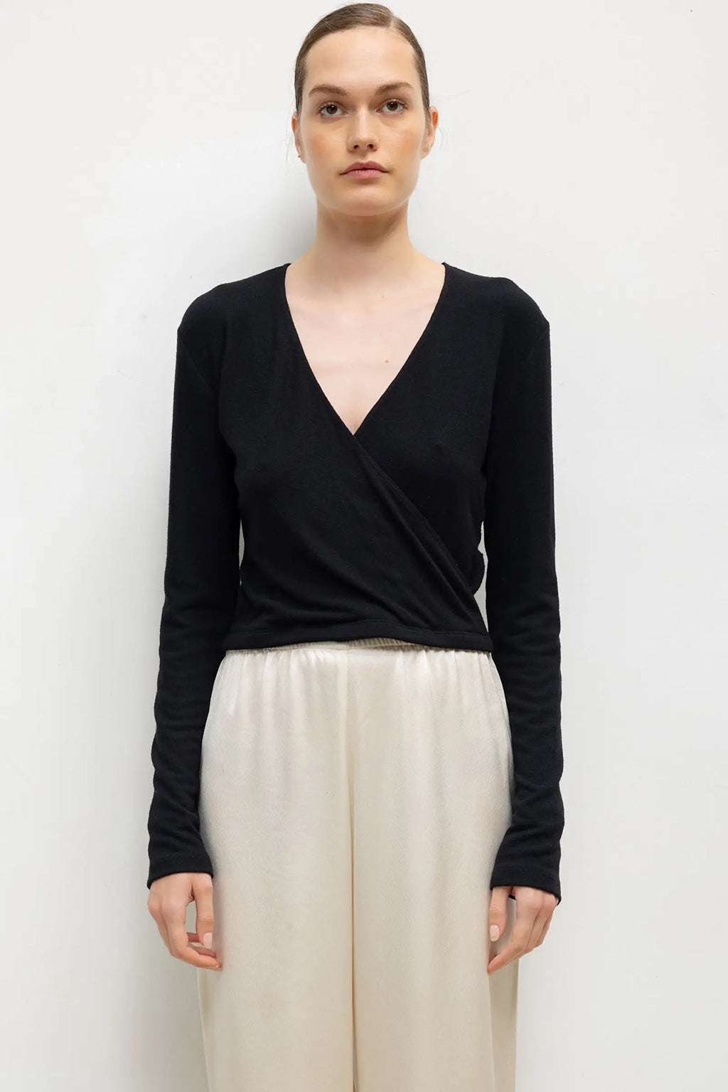 THE LAUREN WRAP TOP