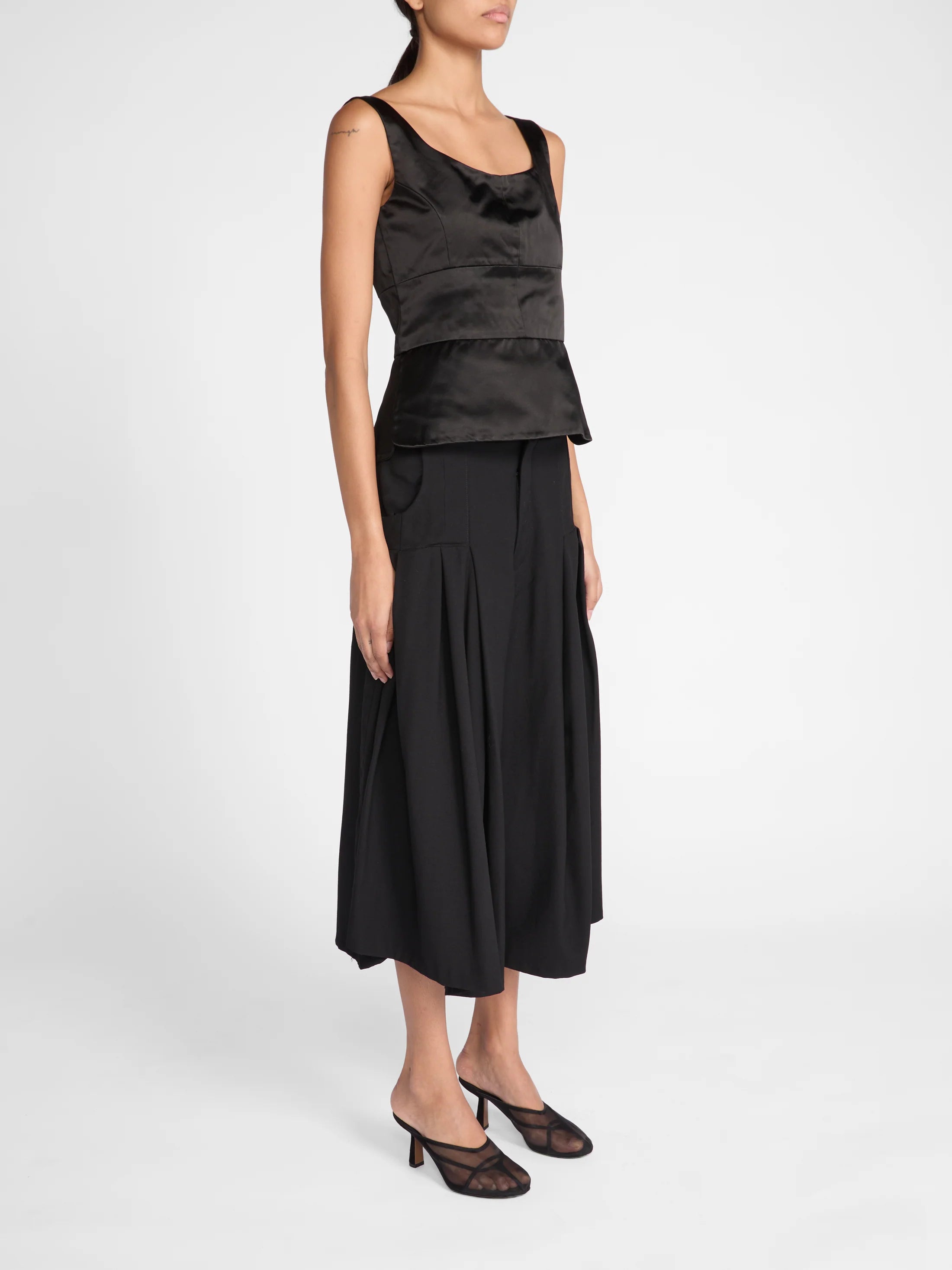 TRIPLE PLEAT CULOTTE TROUSER *pre-order*