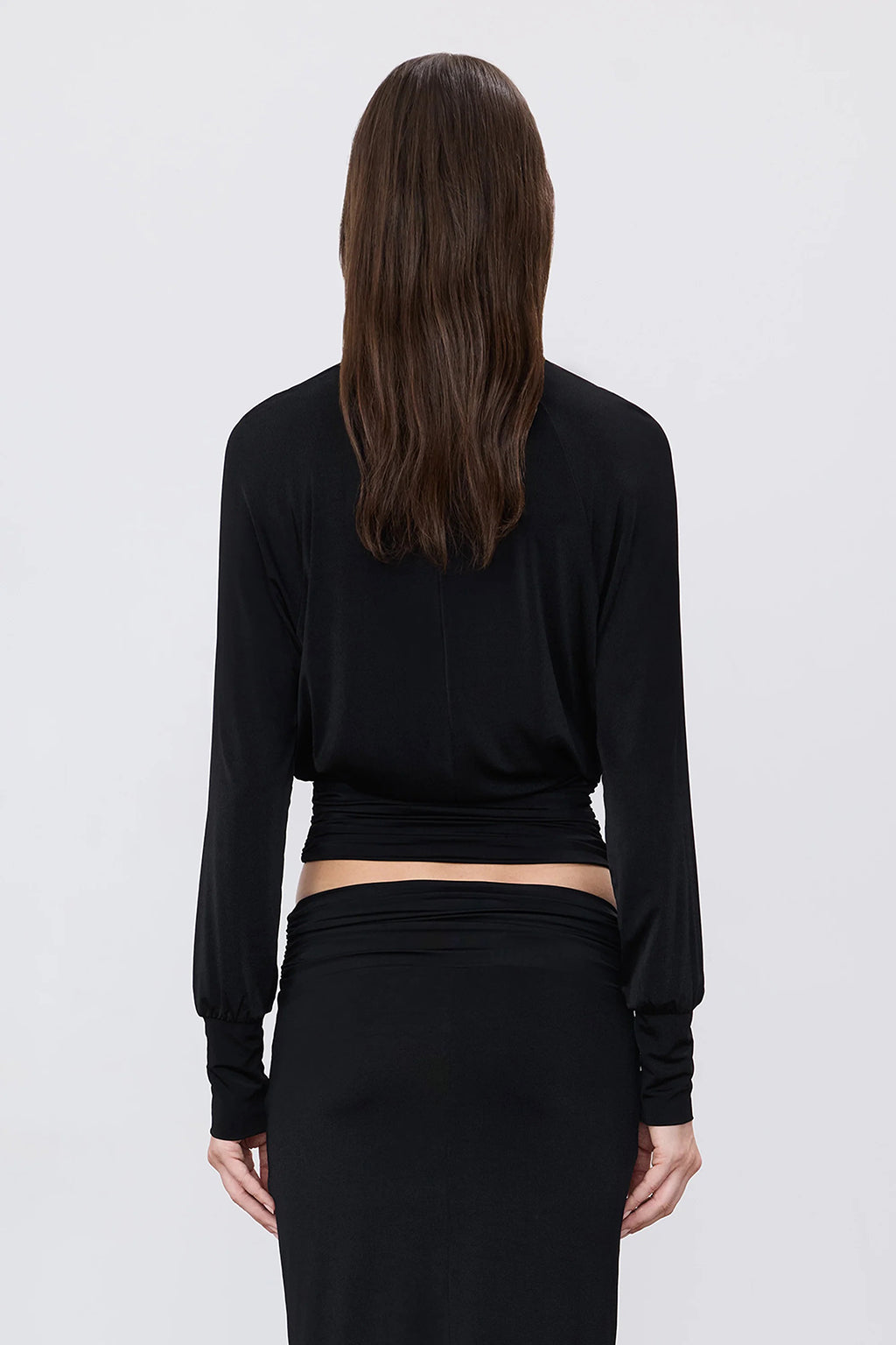 ELSA LIQUID JERSEY MIDI SKIRT