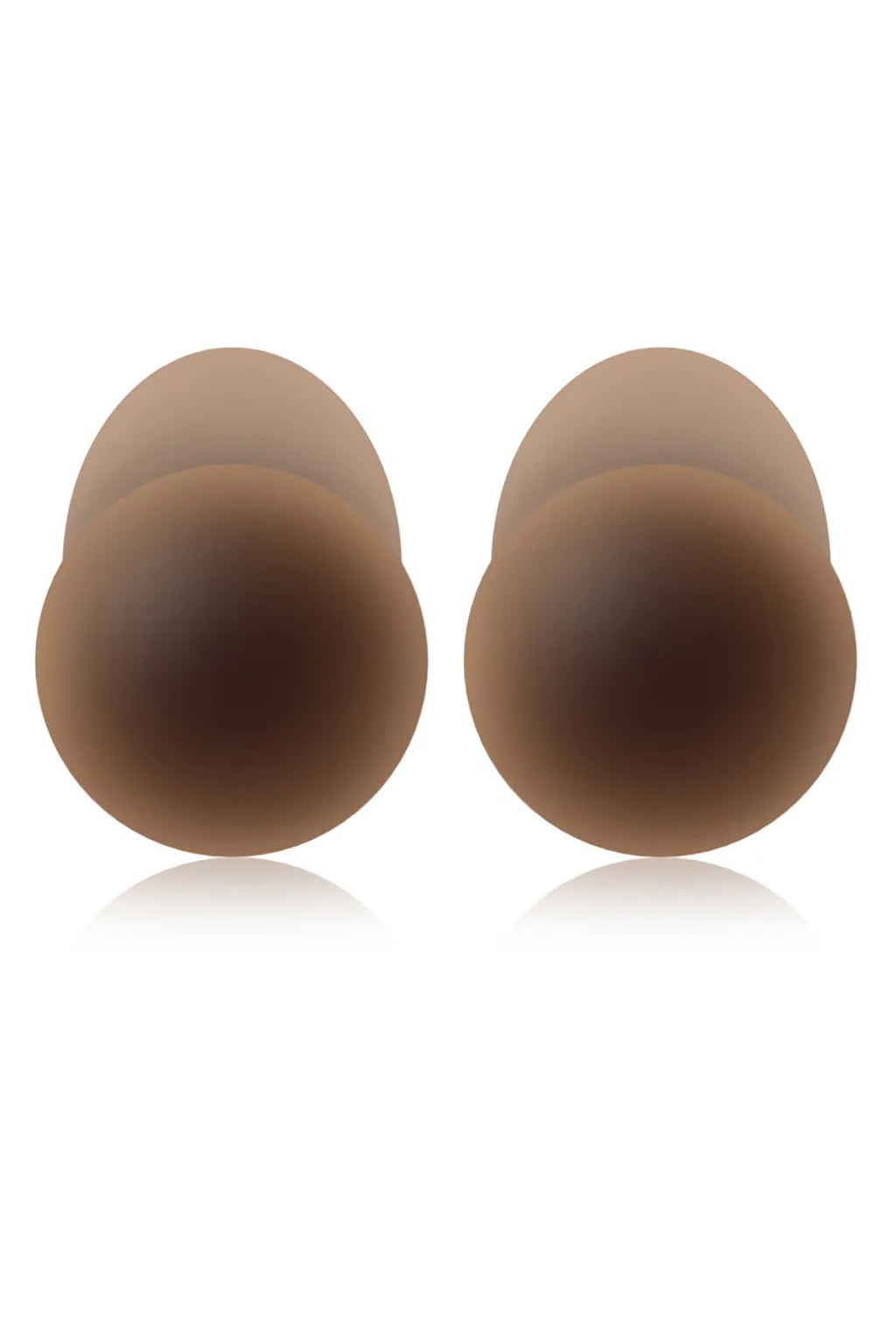 NO SHOW ADHESIVE EXTRA LIFT NIPPLE COVERS NO.9 COFFEE