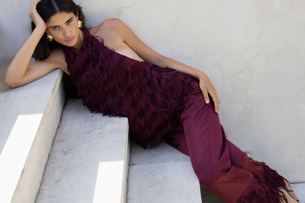 PETALO FRINGED PANT