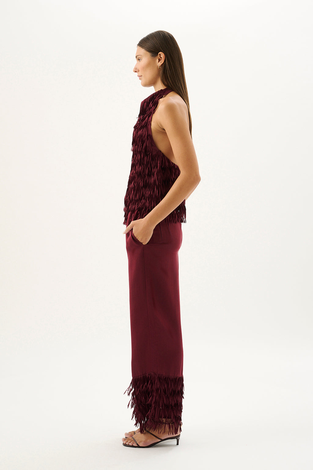 PETALO FRINGED PANT