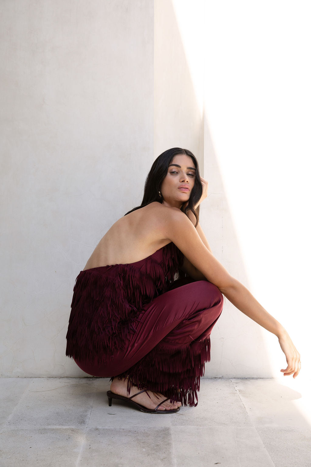 SICILIA FRINGED TOP