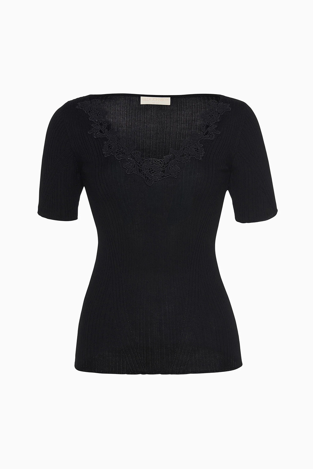 CELESTE SHORT SLEEVE KNIT TOP