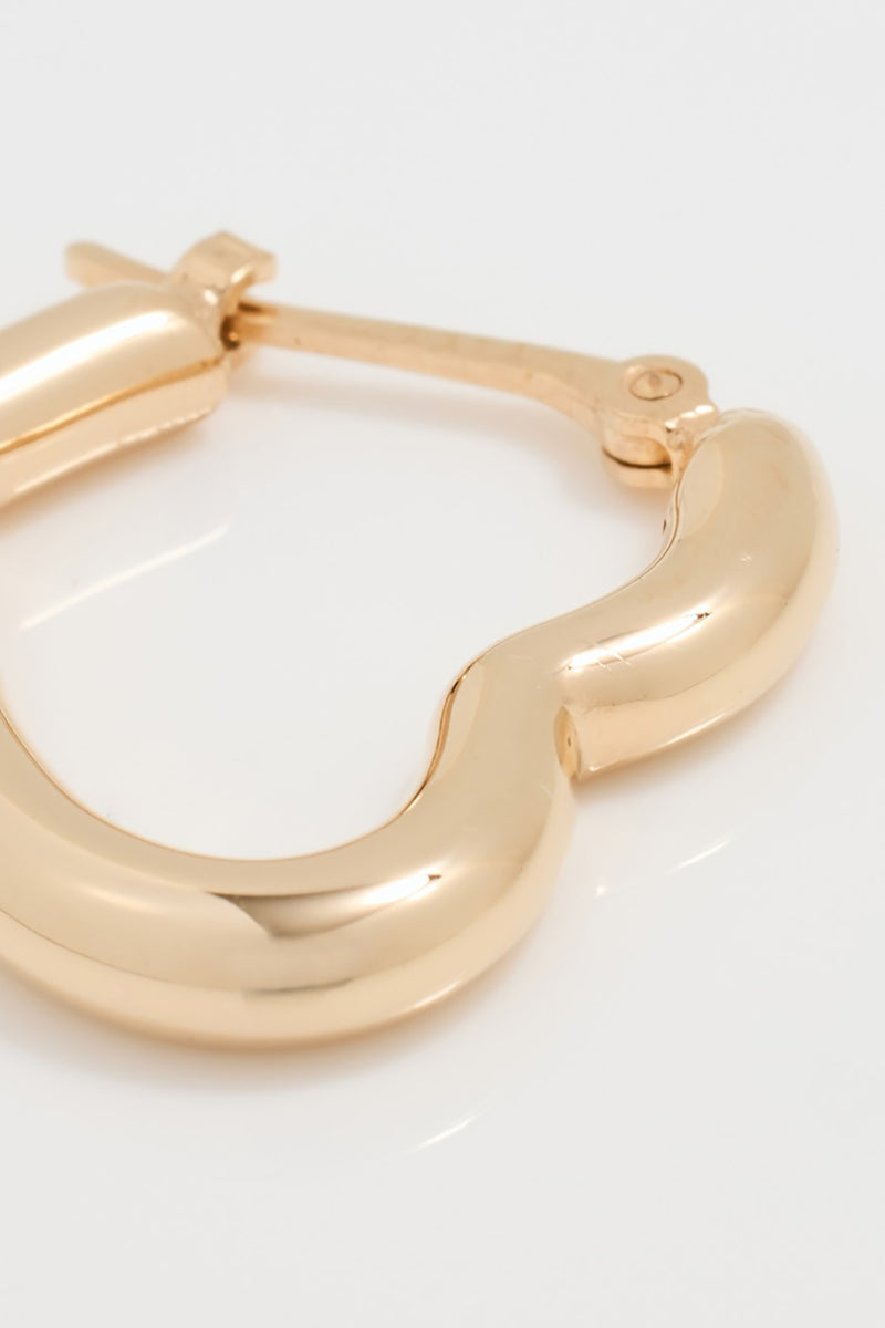 JUNIOR HEART HELIUM HOOP EARRINGS