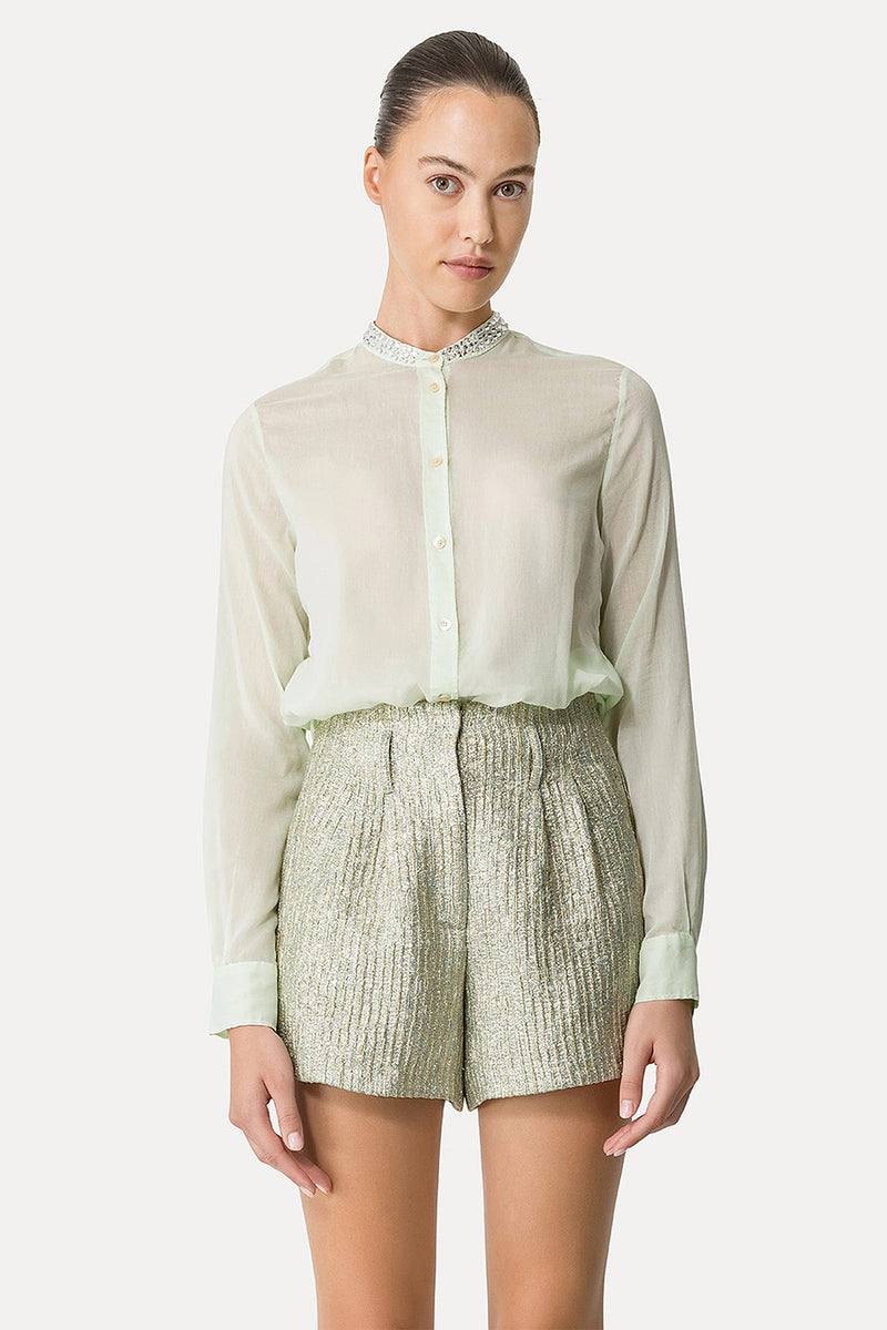 GRAND-DAD CRYSTAL COLLAR SHIRT