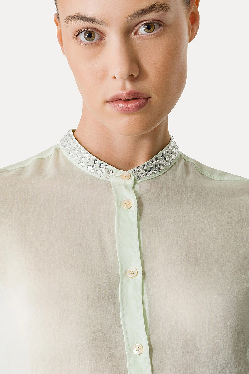 GRAND-DAD CRYSTAL COLLAR SHIRT