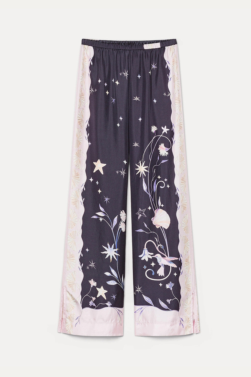 DELIVERANCE PRINT SILK TROUSER