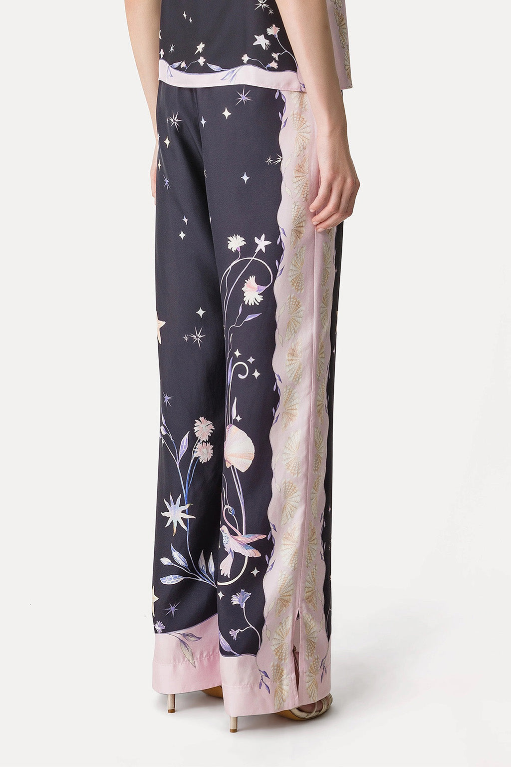 DELIVERANCE PRINT SILK TROUSER