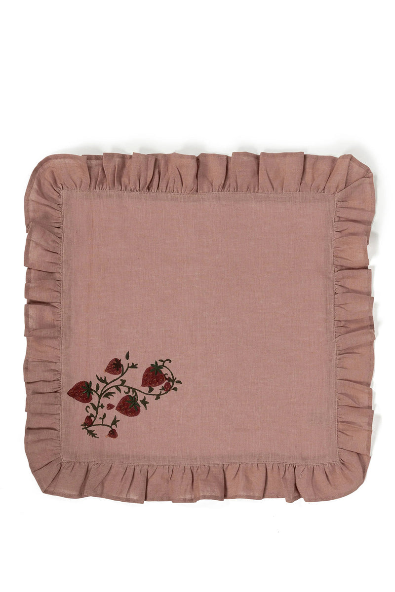 FRAISES DES BOIS NAPKINS (SET OF 4)