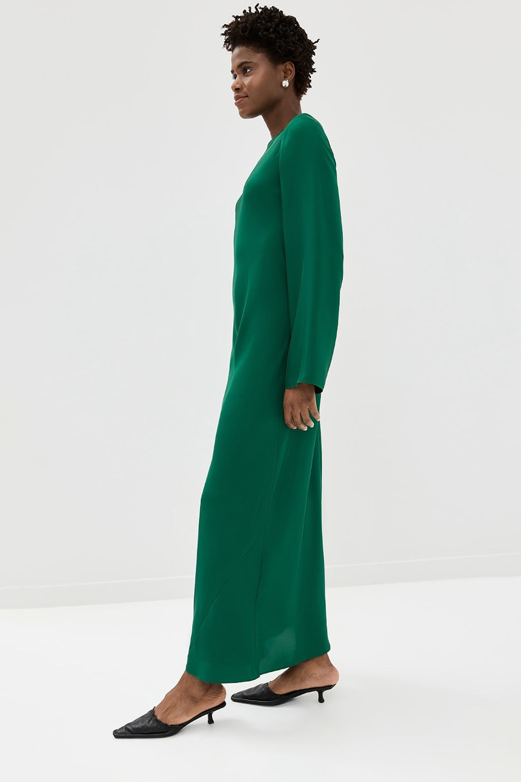 FLUID SILK DRESS