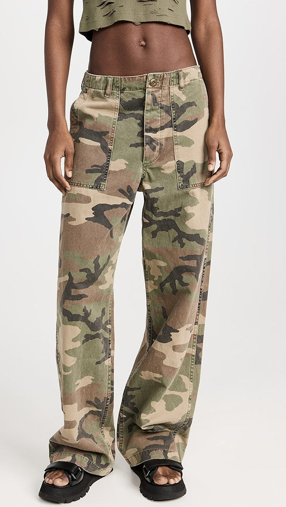 WIDE LEG UTILITY PANT