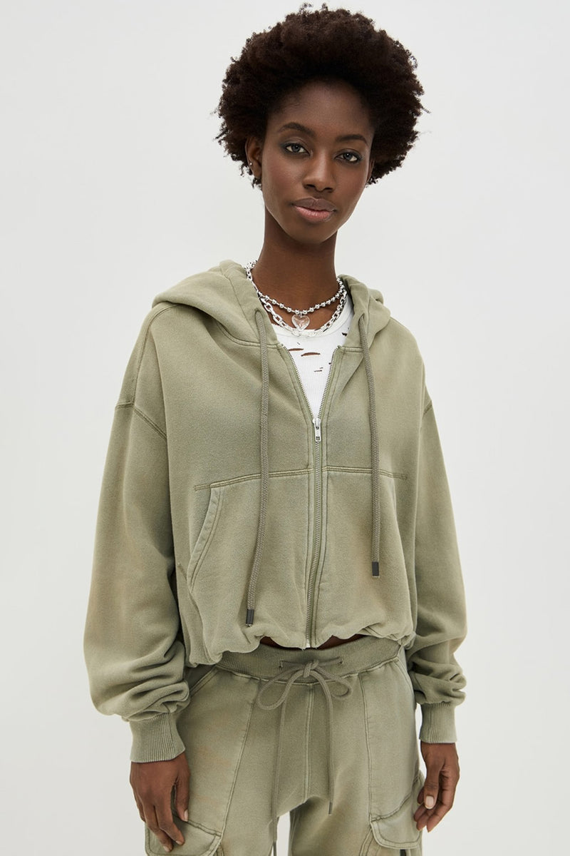 BALLOON ZIP-UP HOODIE