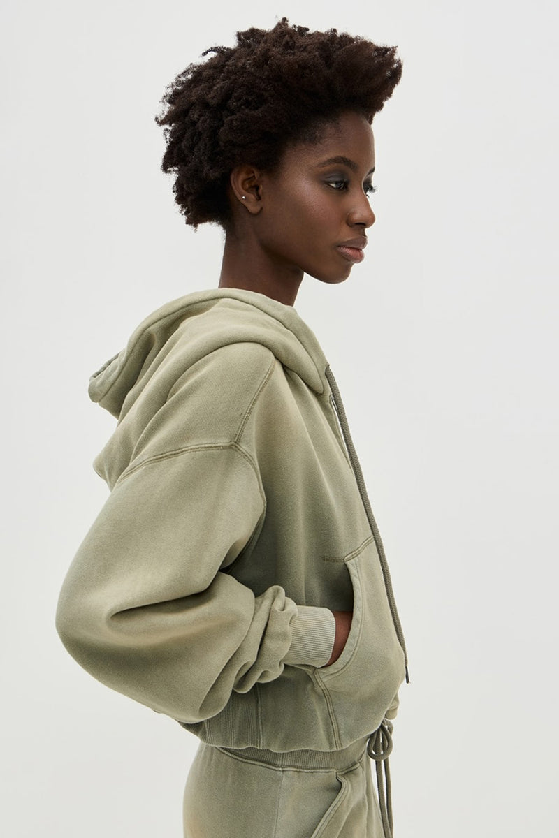 BALLOON ZIP-UP HOODIE