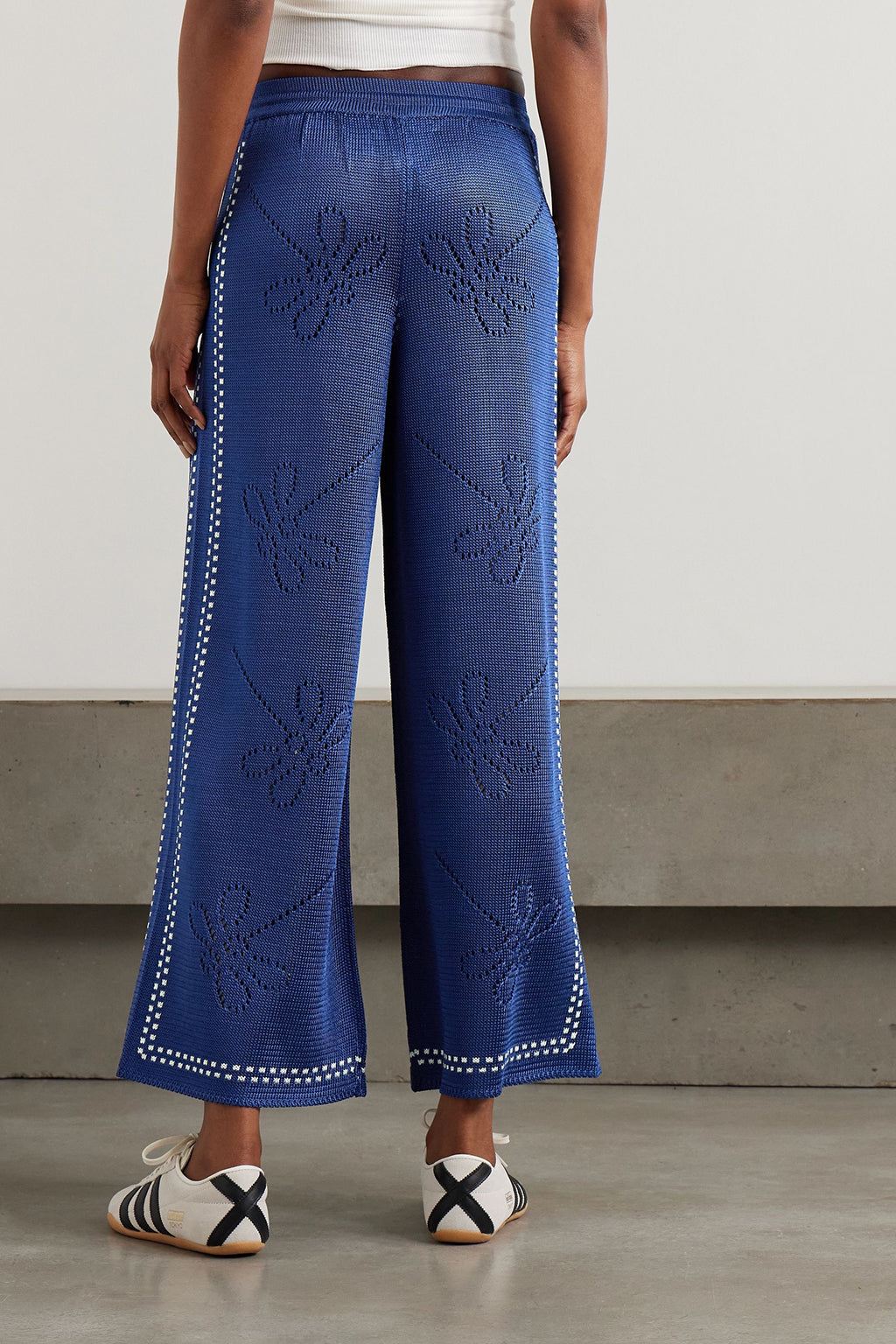 NAVY GARDEN PARTY PANT