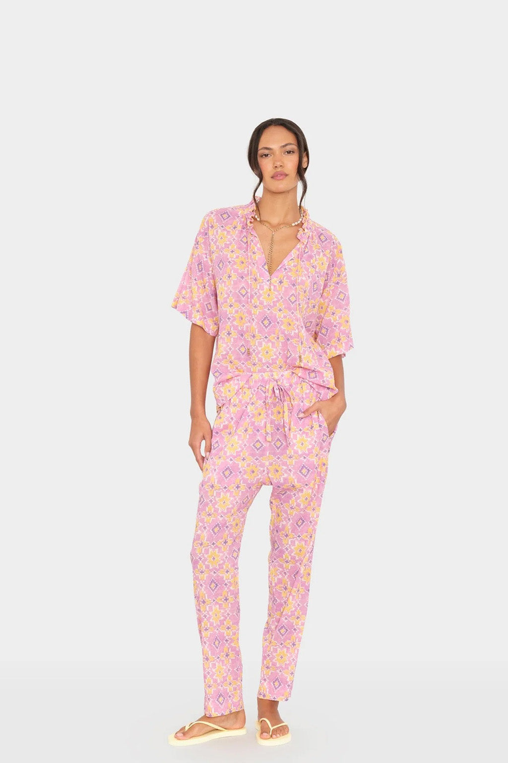 DRAPER PRINT PANT