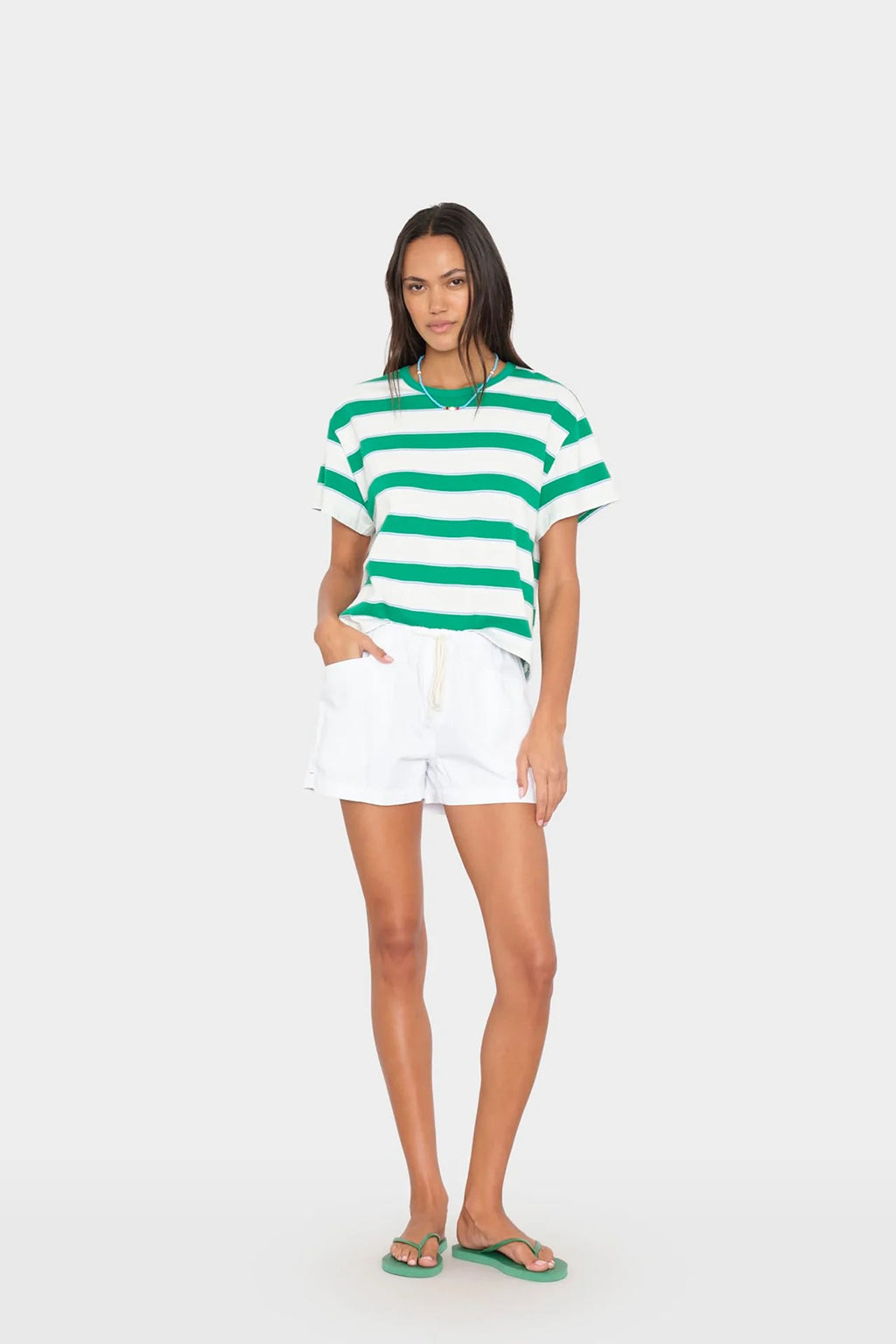 CARTER STRIPE JERSEY TEE